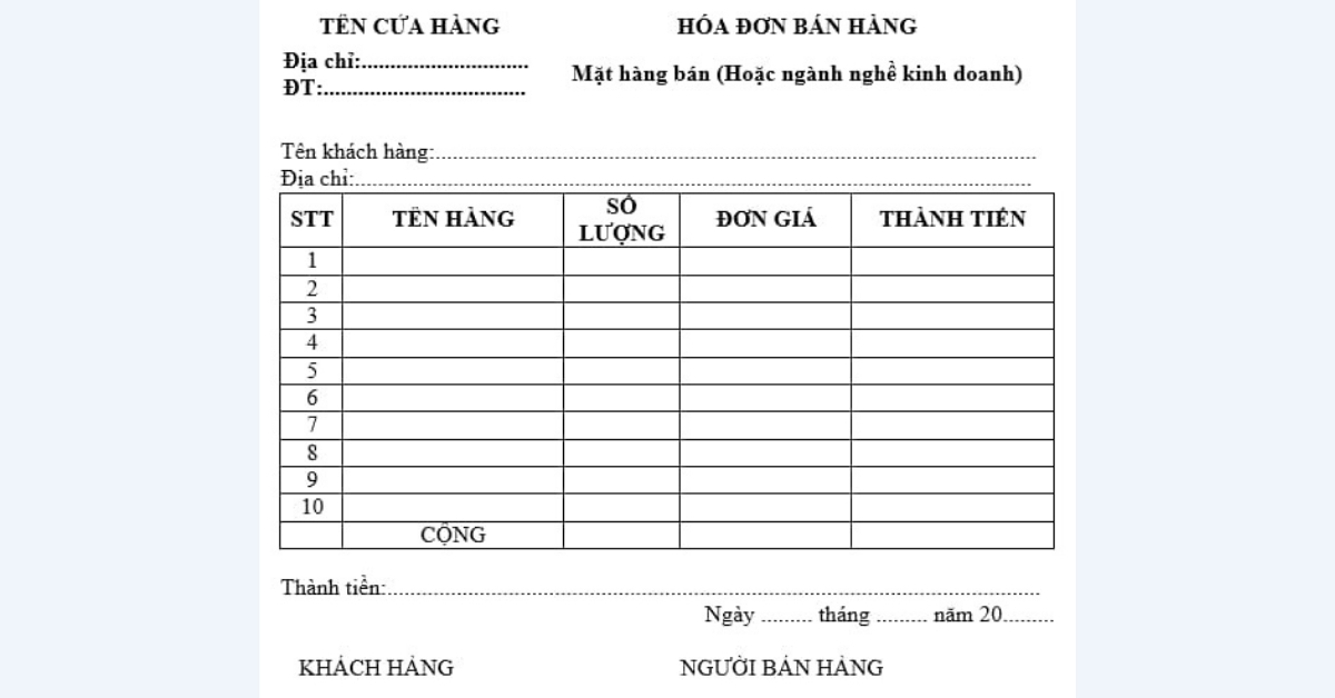 ACCPRO 13. Hoa don ban hang