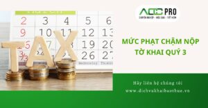 Muc phat cham nop to khai quy 3