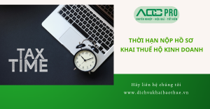 Thoi han nop ho so khai thue ho kinh doanh